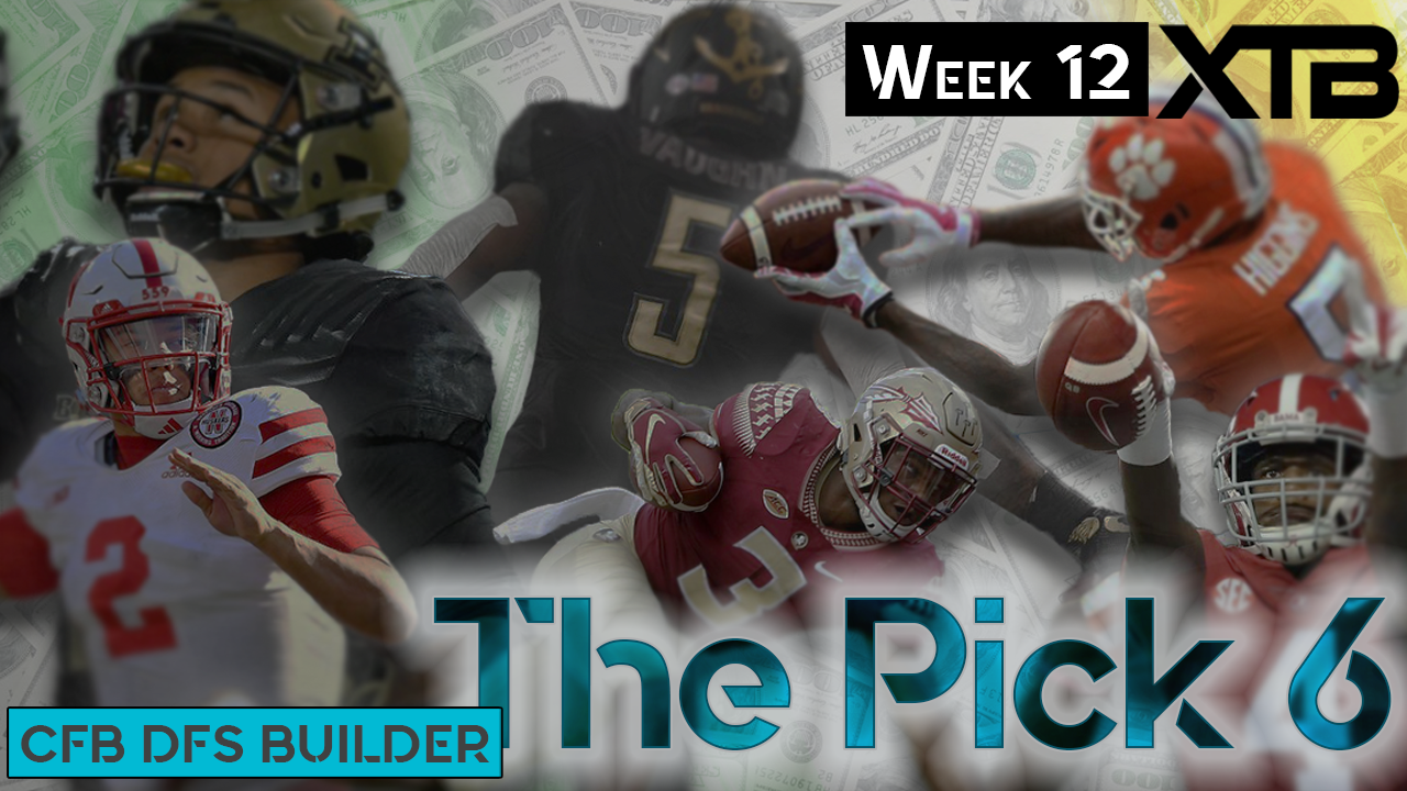 Daily Fantasy College Football Picks Week 12